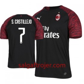 AC Milan Fodboldtrøjer Samu Castillejo 7 3. sæt 2018/19 Kort ærmer